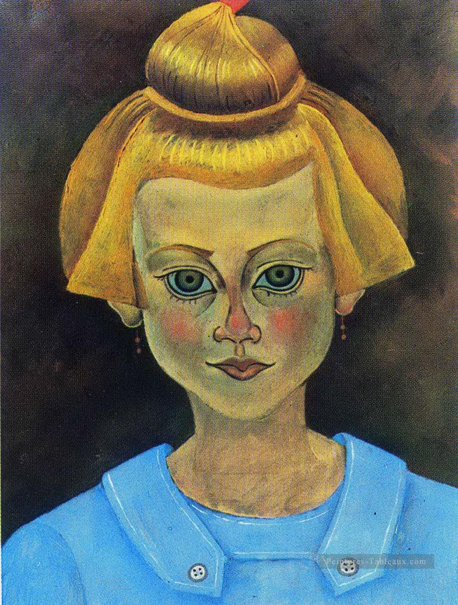 Portrait d’une jeune fille Joan Miro Peintures à l'huile